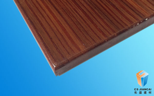 木紋鋁蜂窩板幕墻一角
